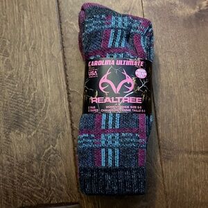 NWT Carolina Ultimate Realtree Merino Wool Blend Socks
